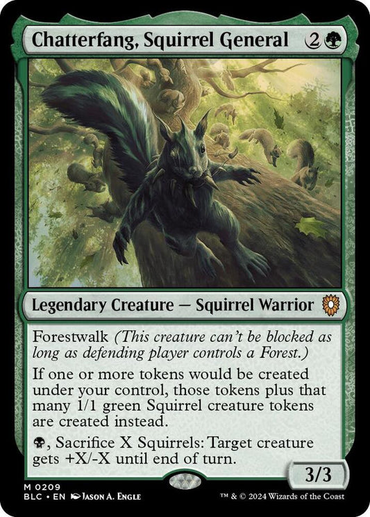 Chatterfang, Squirrel General | Commander: Bloomburrow #209