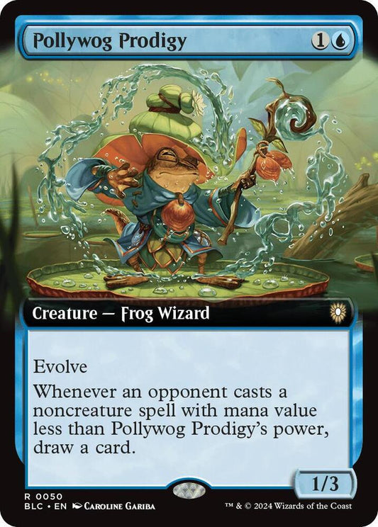 Pollywog Prodigy (Extended Art) | Commander: Bloomburrow #50