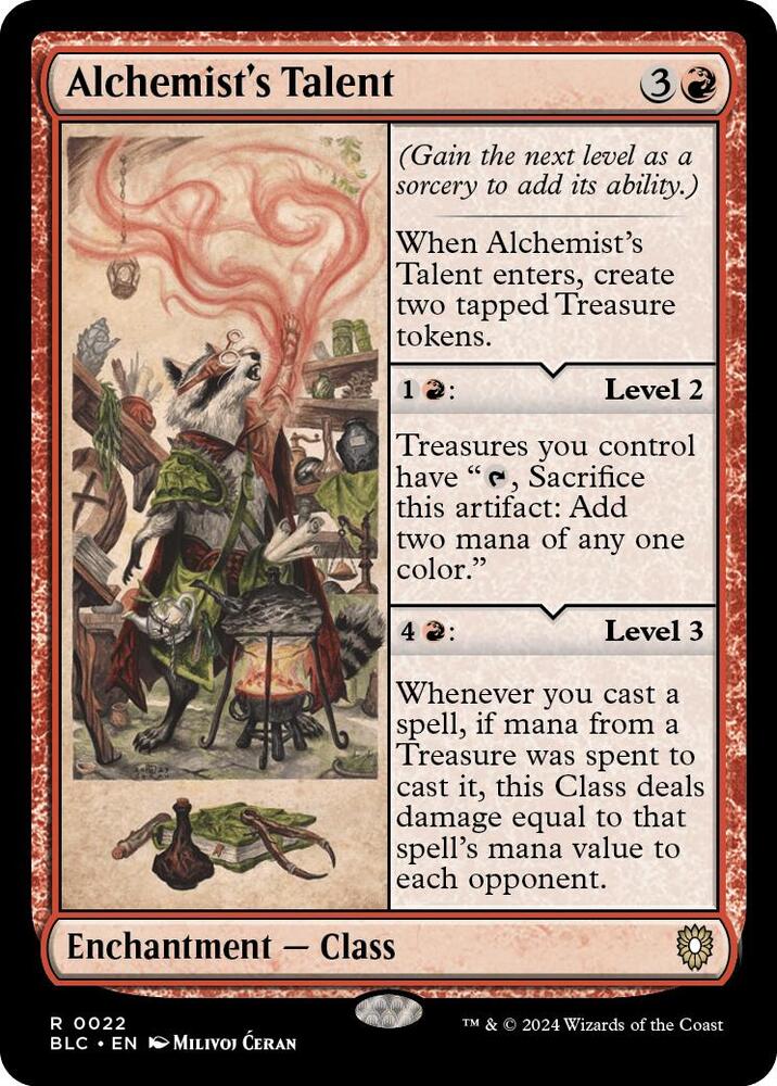 Alchemist's Talent | Commander: Bloomburrow #22