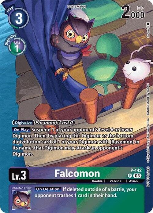 Falcomon (Update Pack 2024) | Digimon Promotion Cards #P-142 P