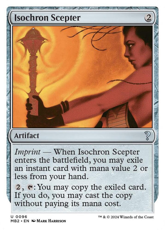 Isochron Scepter (White Border) | Mystery Booster 2 #96
