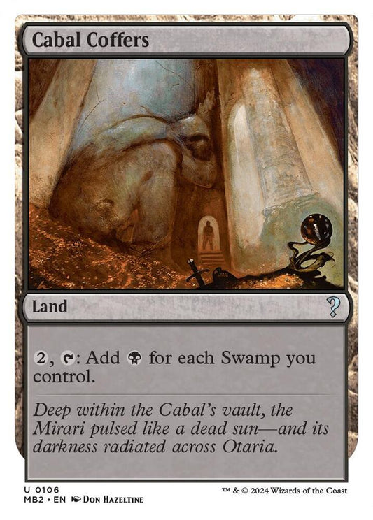 Cabal Coffers (White Border) | Mystery Booster 2 #106