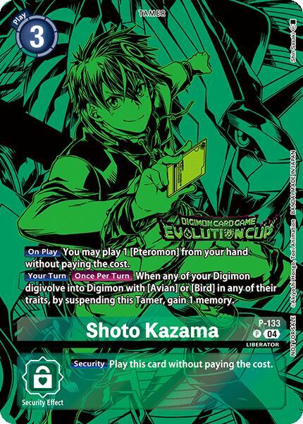 Shoto Kazama (August 2024 Evolution Cup Participant) | Digimon Promotion Cards #P-133 P