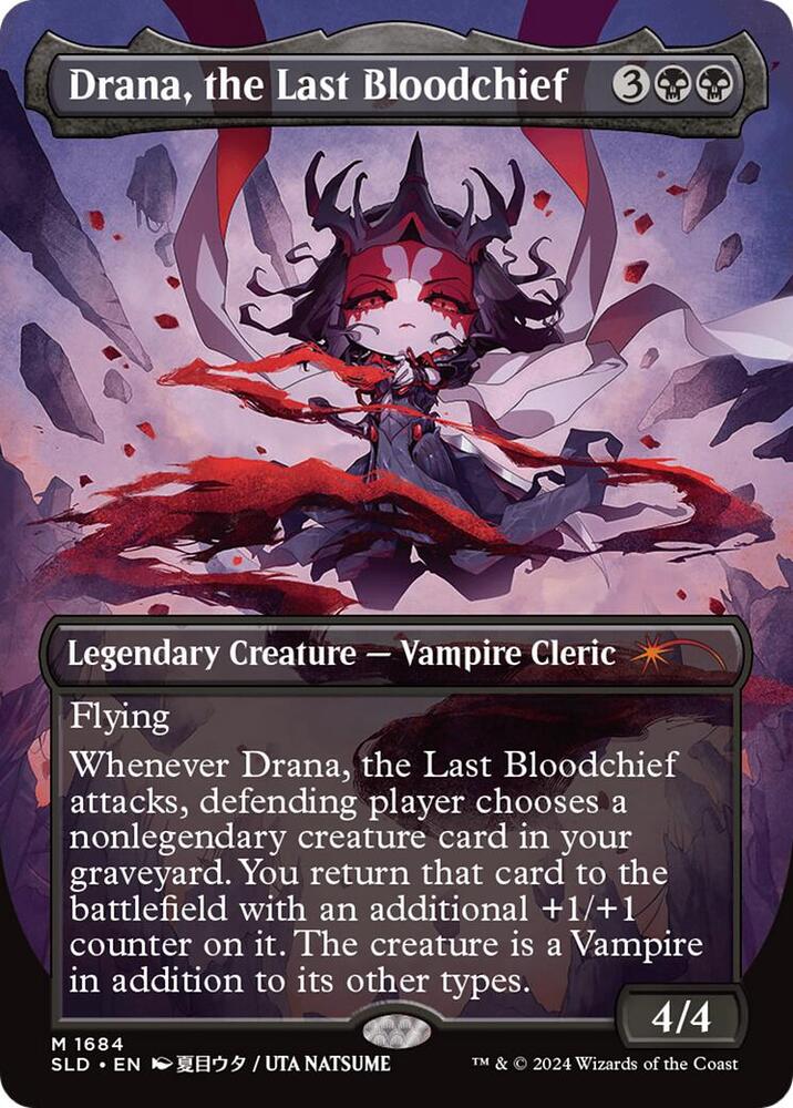 Drana, the Last Bloodchief (Rainbow Foil) | Secret Lair Drop Series #1684