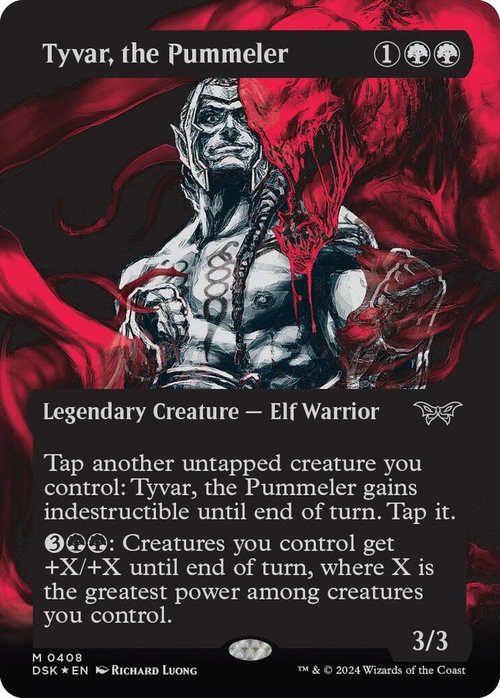 Tyvar, the Pummeler (Showcase) (Textured Foil) | Duskmourn: House of Horror #408