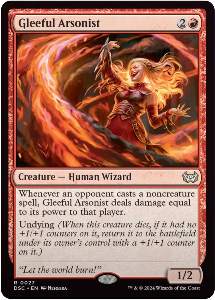 Gleeful Arsonist | Commander: Duskmourn: House of Horror #27