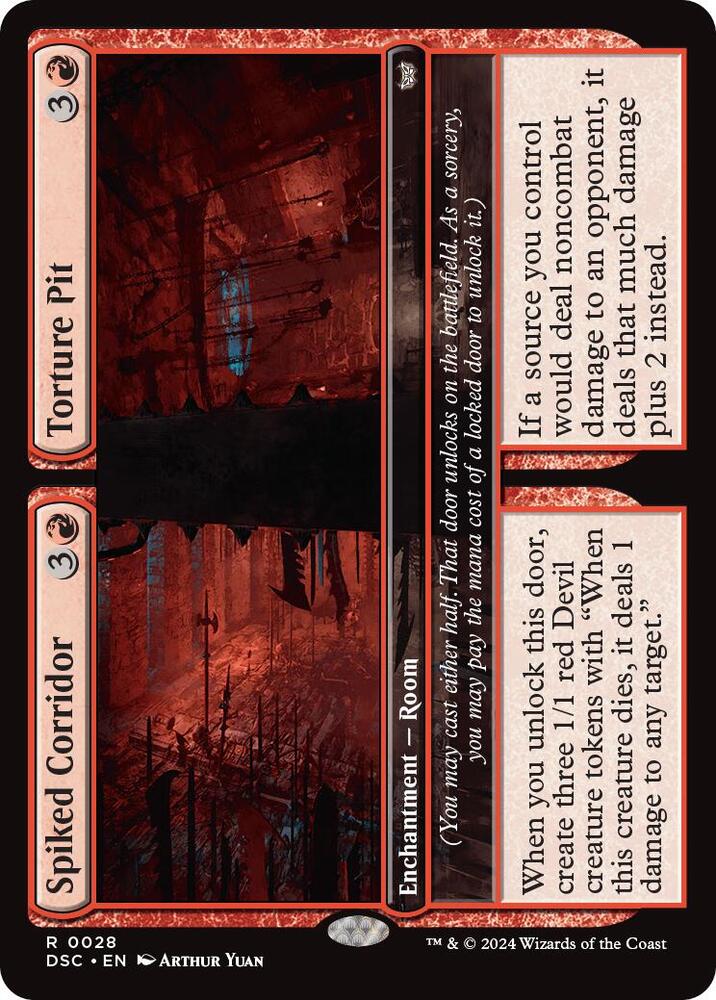 Spiked Corridor // Torture Pit | Commander: Duskmourn: House of Horror #28