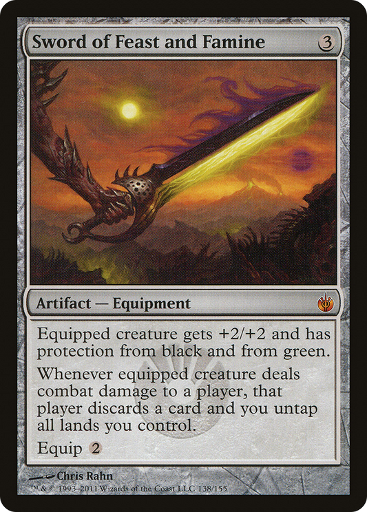 Sword of Feast and Famine | Mirrodin Besieged #138 [foil]