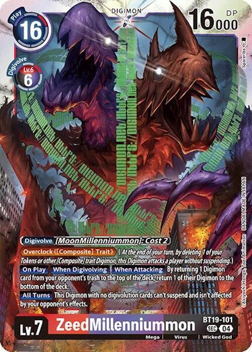 ZeedMillenniummon | Release Special Booster 2.0 #BT19-101 SEC