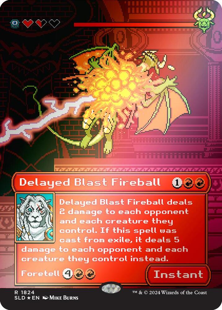 Delayed Blast Fireball (Rainbow Foil) | Secret Lair Drop Series #1824