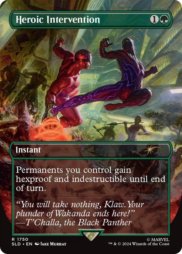 Heroic Intervention (Rainbow Foil) | Secret Lair Drop Series #1750
