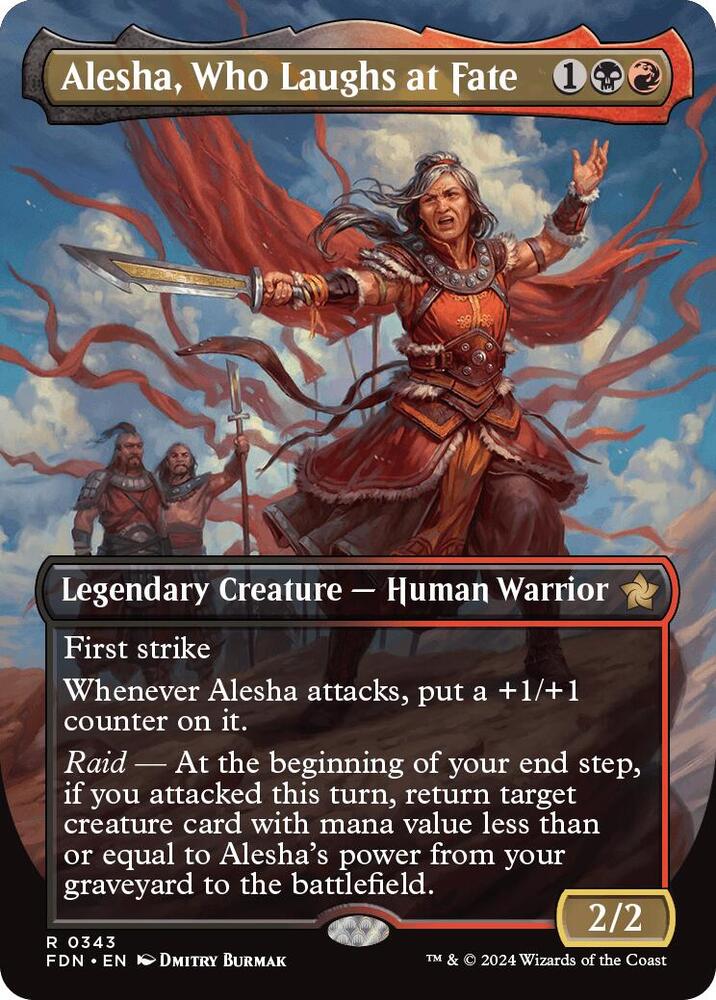 Alesha, Who Laughs at Fate (Borderless) | Foundations #343