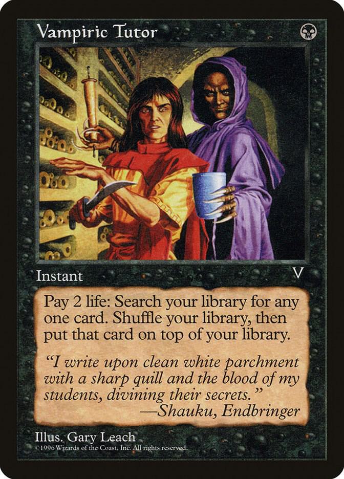 Vampiric Tutor | Visions #unknown