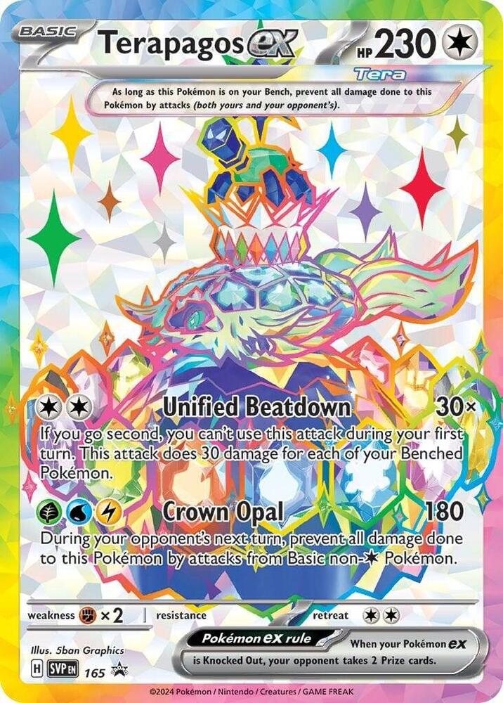 Terapagos ex - 165 | SV: Scarlet & Violet Promo Cards #165