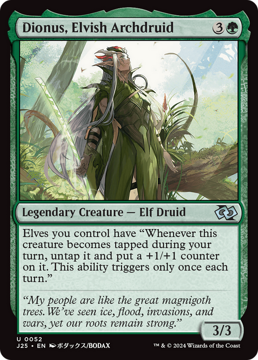 Dionus, Elvish Archdruid | Foundations Jumpstart #52