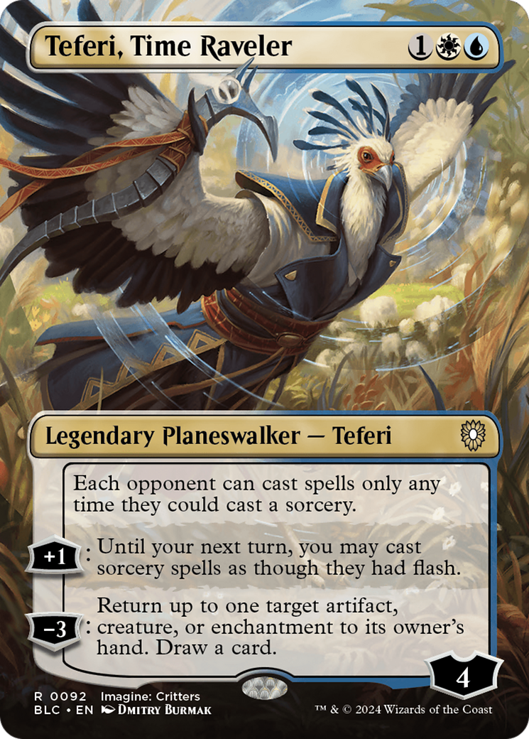 Teferi, Time Raveler | Bloomburrow Commander #92 [foil]