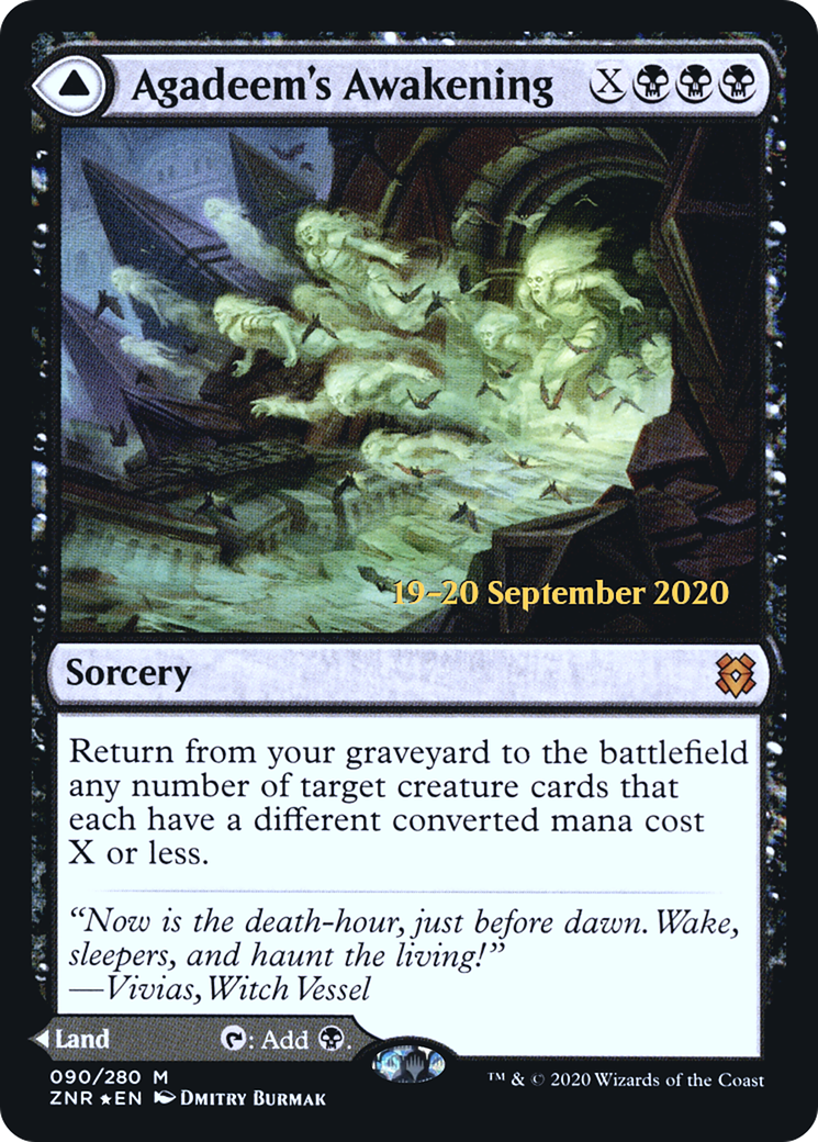 Agadeem's Awakening // Agadeem, the Undercrypt | Prerelease Cards #90