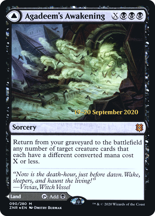 Agadeem's Awakening // Agadeem, the Undercrypt | Prerelease Cards #90