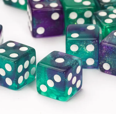 D6 Pip Set 12mm, 36pk