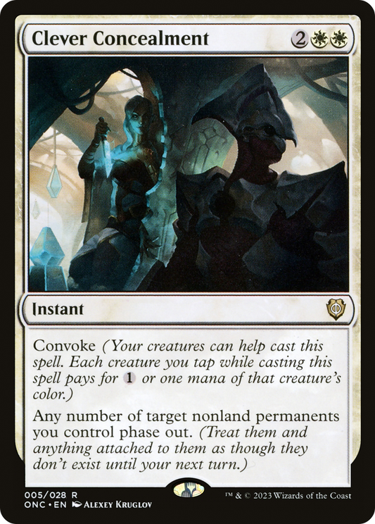 Clever Concealment | Phyrexia: All Will Be One Commander #5
