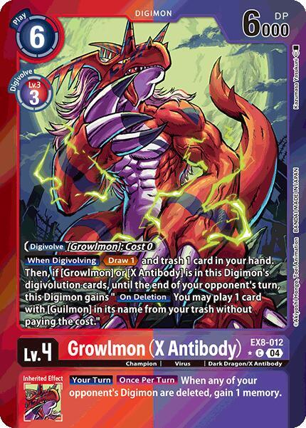Growlmon (X Antibody) (Limited Foil) | Chain of Liberation #EX8-012 C