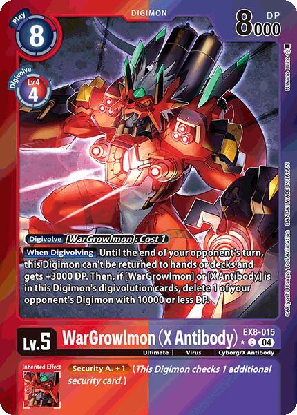 WarGrowlmon (X Antibody) (Limited Foil) | Chain of Liberation #EX8-015 C