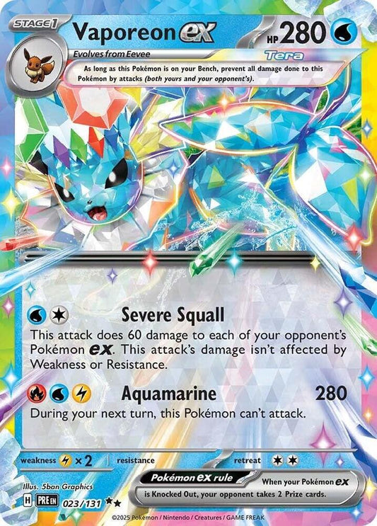 Vaporeon ex - 023/131 | SV: Prismatic Evolutions #023/131