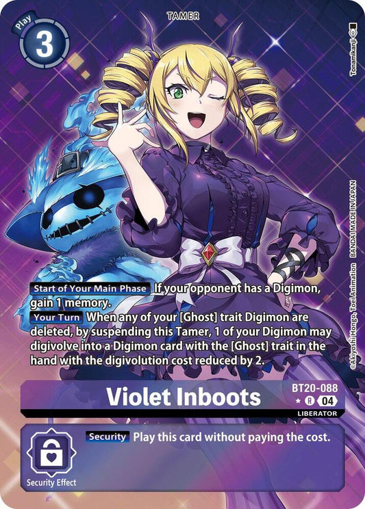 Violet Inboots - BT20-088 (Alternate Art) | Release Special Booster 2.5 #BT20-088 R