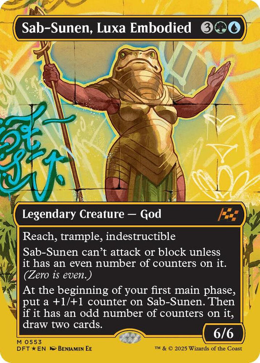 Sab-Sunen, Luxa Embodied (Borderless) (First-Place Foil) | Aetherdrift #553