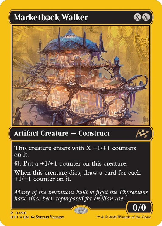 Marketback Walker (First-Place Foil) | Aetherdrift #498