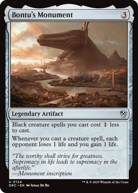 Bontu's Monument | Commander: Aetherdrift #124