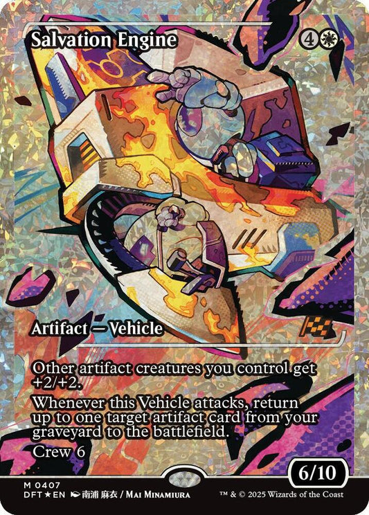 Salvation Engine (Showcase) (Fracture Foil) | Aetherdrift #407