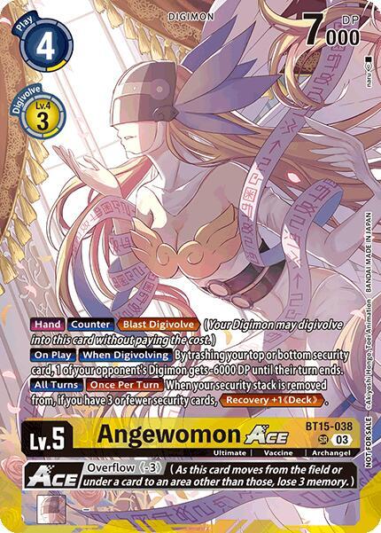 Angewomon ACE (Limited Card Pack) | World Convergence #BT15-038 SR