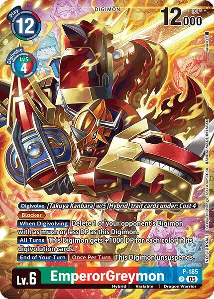 EmperorGreymon (BT-21: Illustration Celebration Pack) | World Convergence #P-185 P