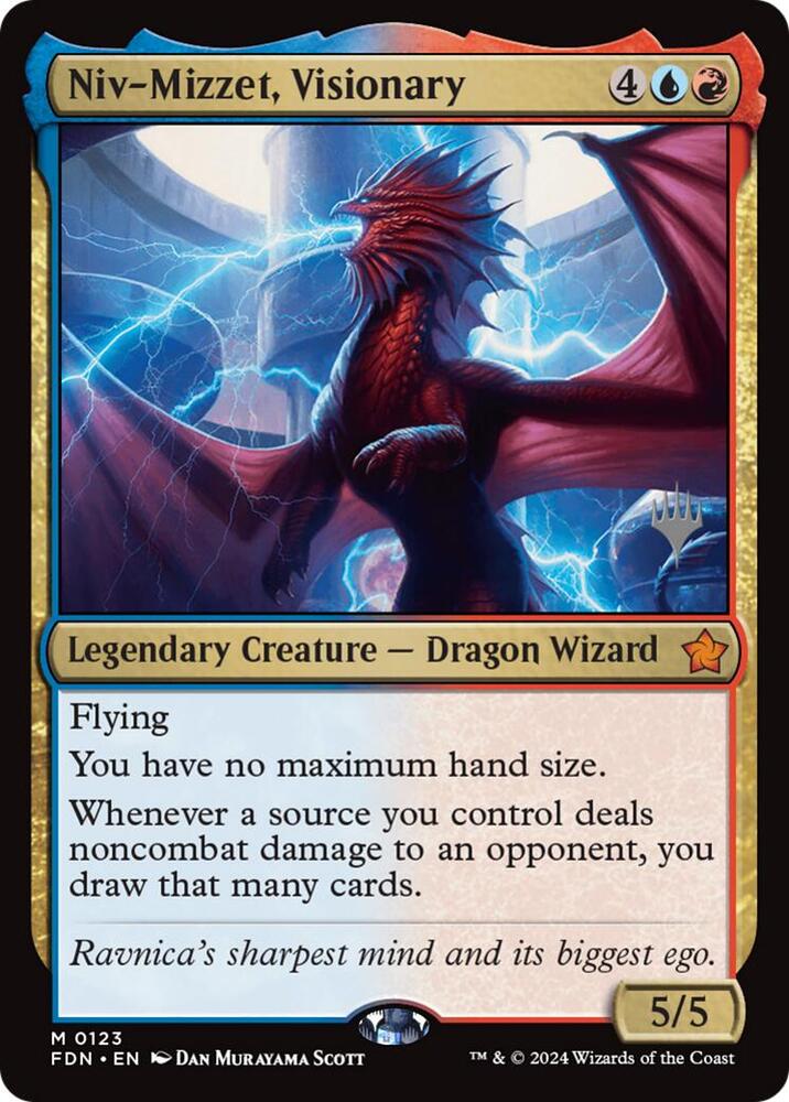 Niv-Mizzet, Visionary | Promo Pack: Duskmourn: House of Horror #123