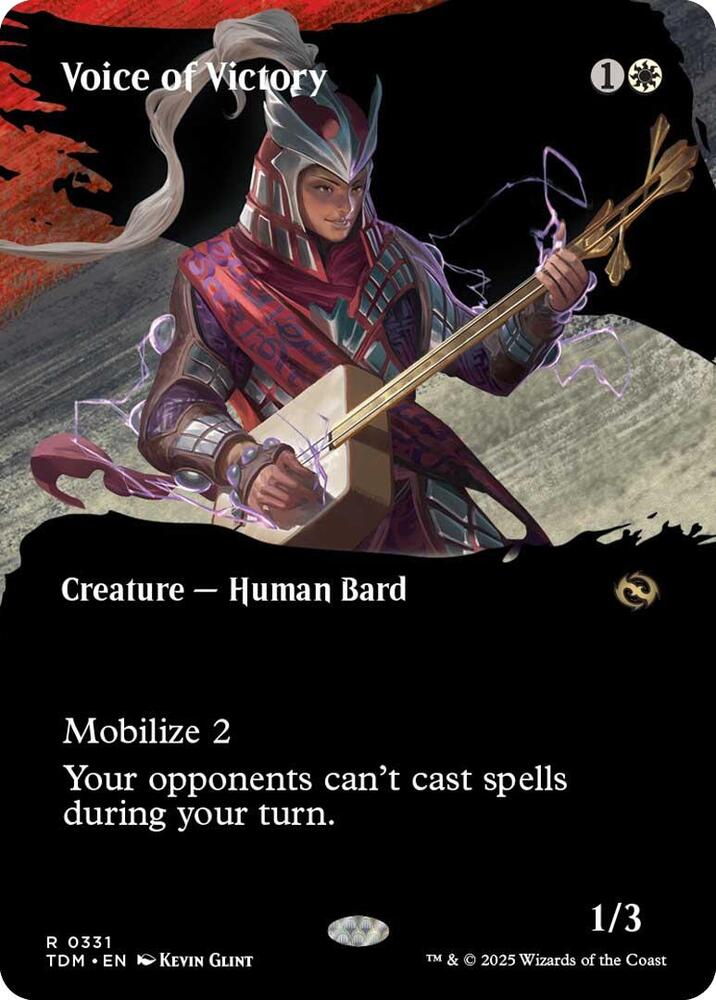 Voice of Victory (Borderless) | Tarkir: Dragonstorm #331