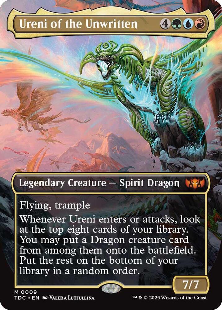 Ureni of the Unwritten (Borderless) | Commander: Tarkir: Dragonstorm #9
