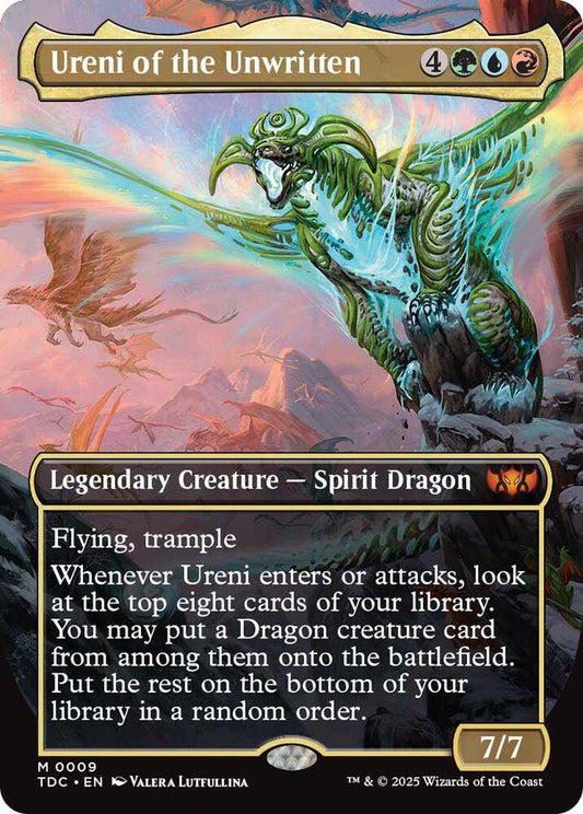 Ureni of the Unwritten (Borderless) | Commander: Tarkir: Dragonstorm #9