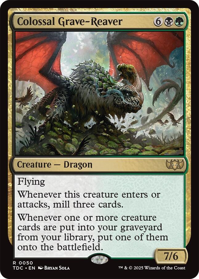 Colossal Grave-Reaver | Commander: Tarkir: Dragonstorm #50