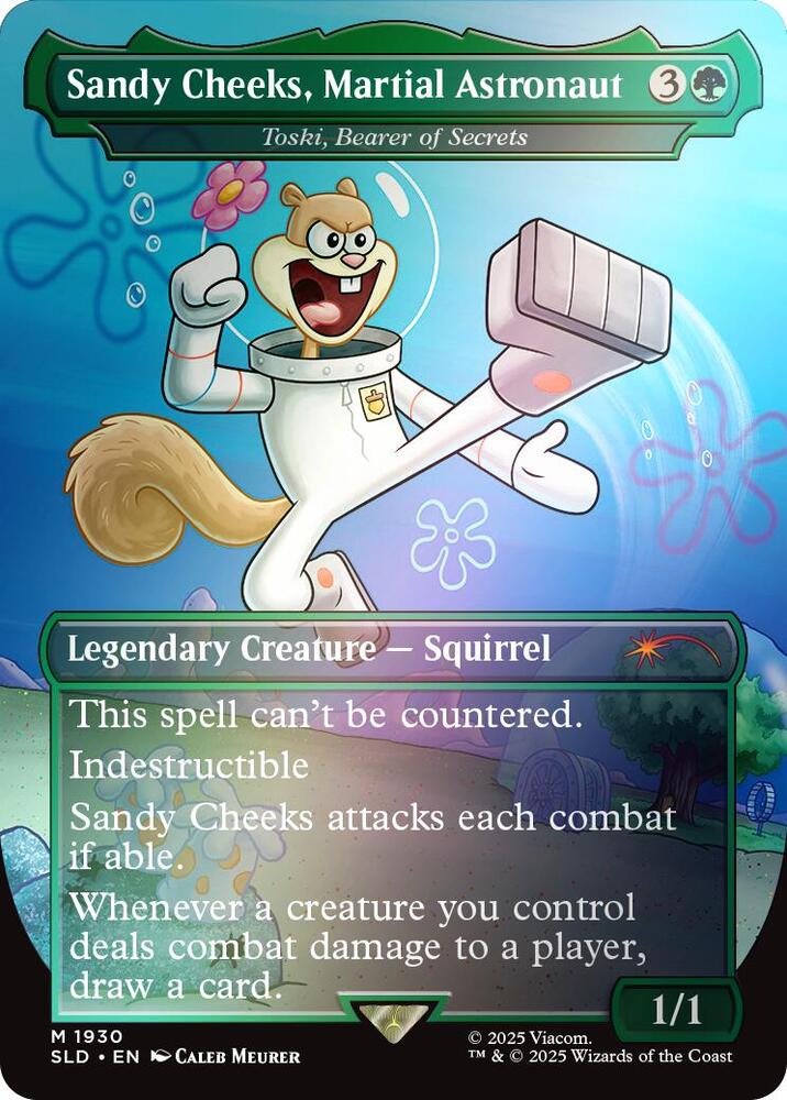 Sandy Cheeks, Martial Astronaut - Toski, Bearer of Secrets (Rainbow Foil) | Secret Lair Drop Series #1930