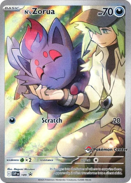 N's Zorua - 189 (Pokemon Center Exclusive) | SV: Scarlet & Violet Promo Cards #189