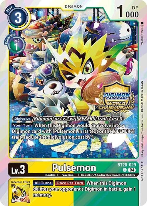 Pulsemon (Regionals 25-26 Champion Card Set Season 1) | Release Special Booster 2.5 #BT20-029 C