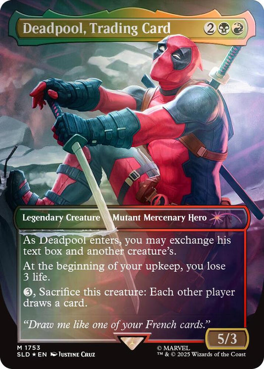 Deadpool, Trading Card (Rainbow Foil) | Secret Lair Drop Series #1753
