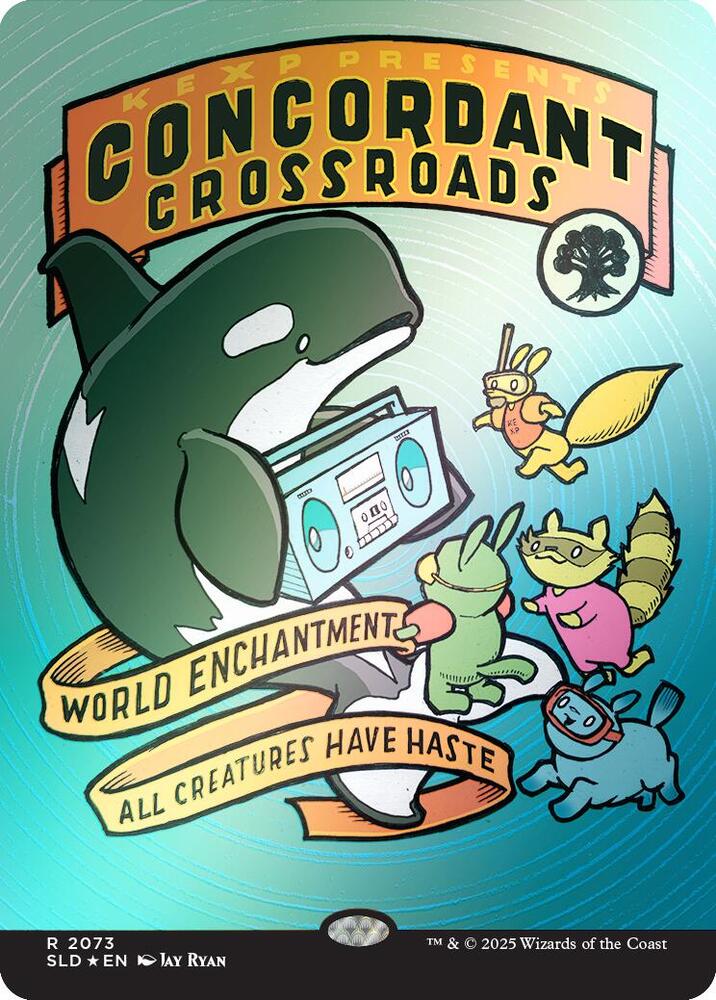 Concordant Crossroads (2073) (Rainbow Foil) | Secret Lair Drop Series #2073