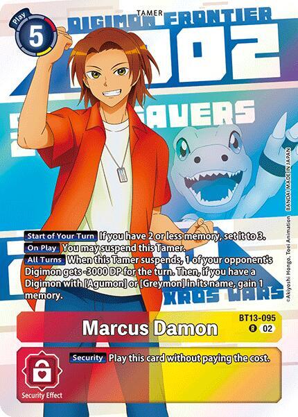 Marcus Damon (Digimon Animation Series 25th Anniversary Set) | Versus Royal Knights #BT13-095 R