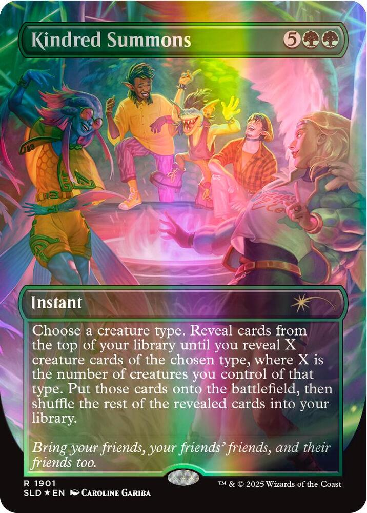 Kindred Summons (Double Rainbow Foil) | Secret Lair Drop Series #1901