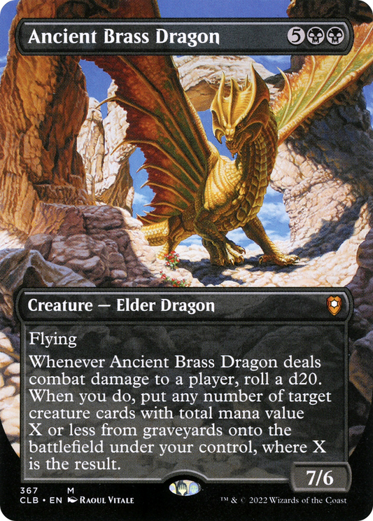 Ancient Brass Dragon | Commander Legends: Battle for Baldur's Gate #367
