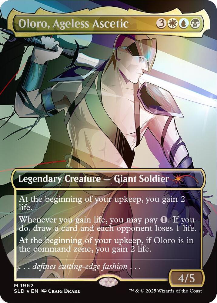 Oloro, Ageless Ascetic (Rainbow Foil) | Secret Lair Drop Series #1962