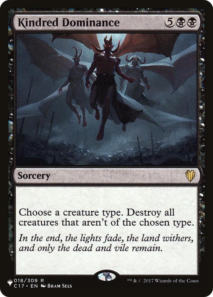 Kindred Dominance | The List Reprints #018/309