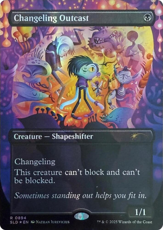 Changeling Outcast (Rainbow Foil) | Secret Lair Drop Series #894